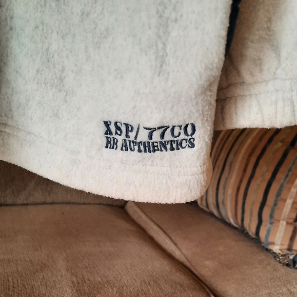 Vintage 1990s Bugle Boy Authentics Men's Quarter Zip Pullover Fleece - Picture 4 of 4